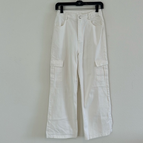 Princess Polly Pants - Princess Polly Jeremiah Cargo Jeans White